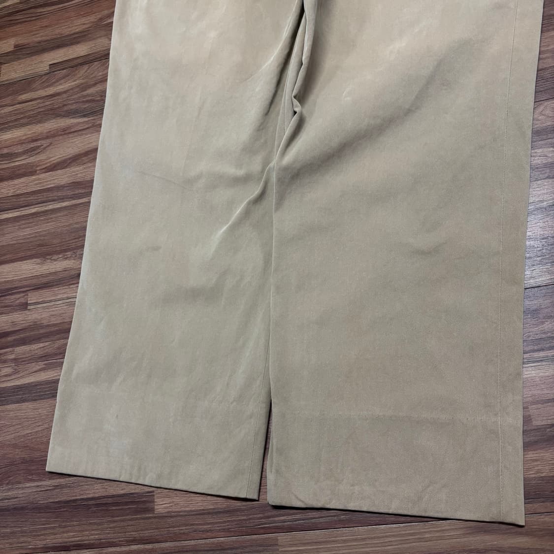 에르메네질도 제냐 zegna 원턱 베이지 카키 치노 팬츠 슬랙스 상품이미지5