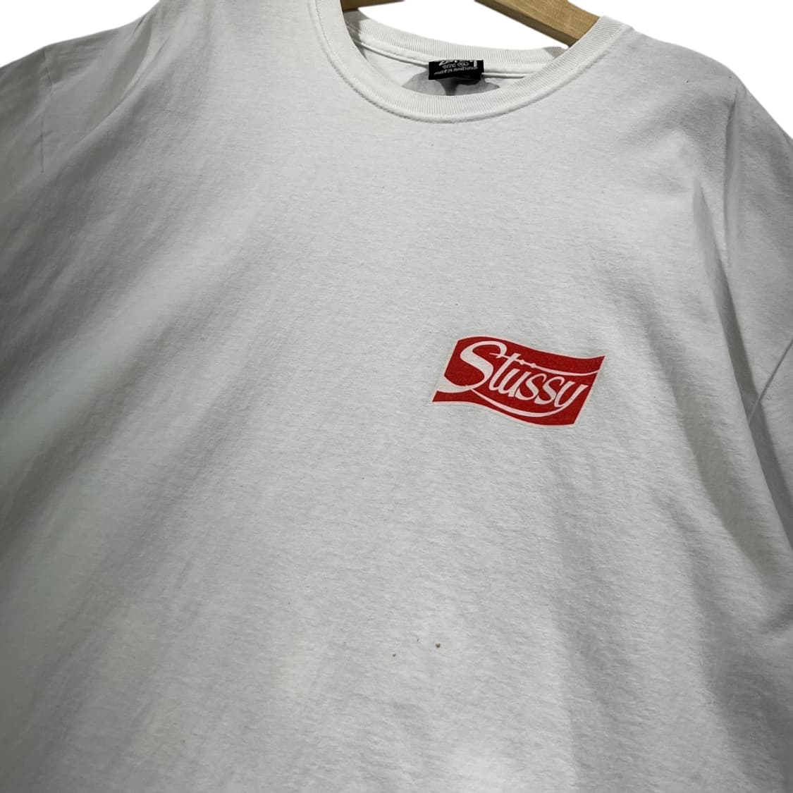[STUSSY] 스투시 소다캔 백프린팅 로고 반팔 티셔츠 상품이미지4