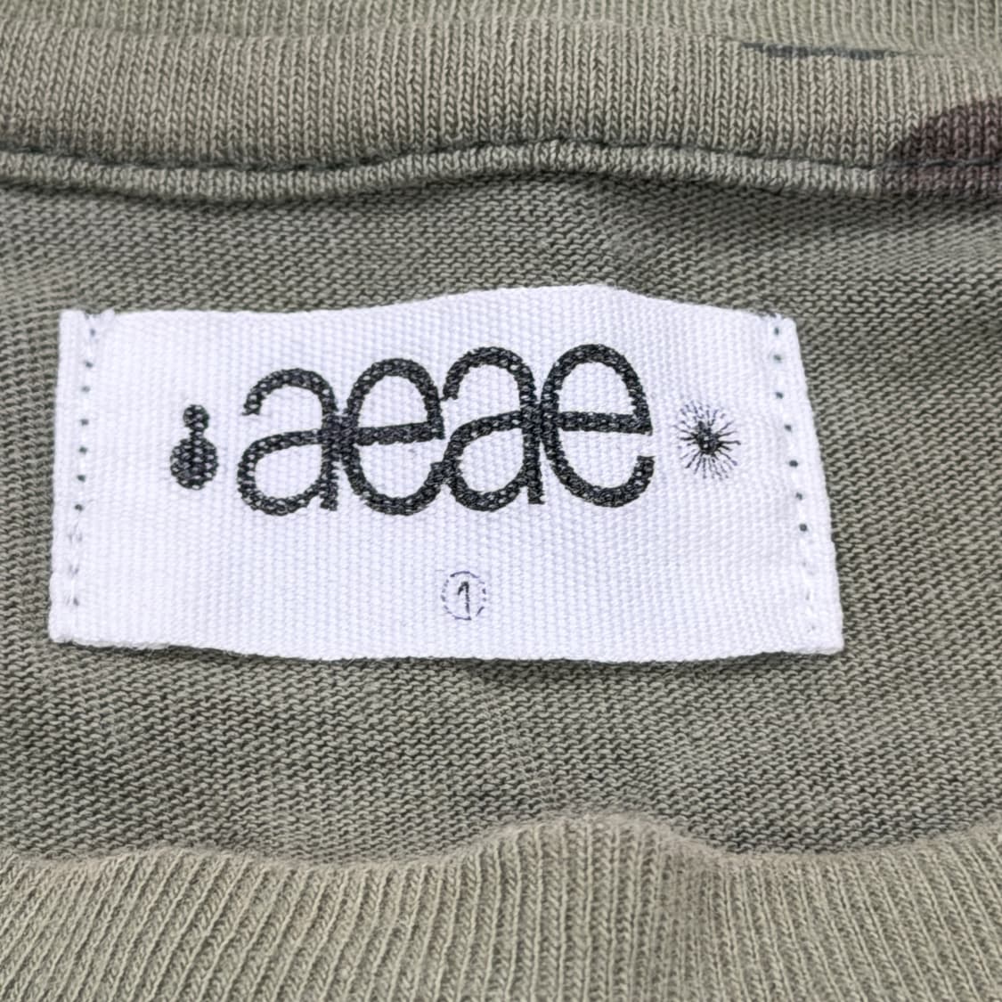 aeae 에이에이 고딕 로고 반팔티 카모 1 상품이미지4