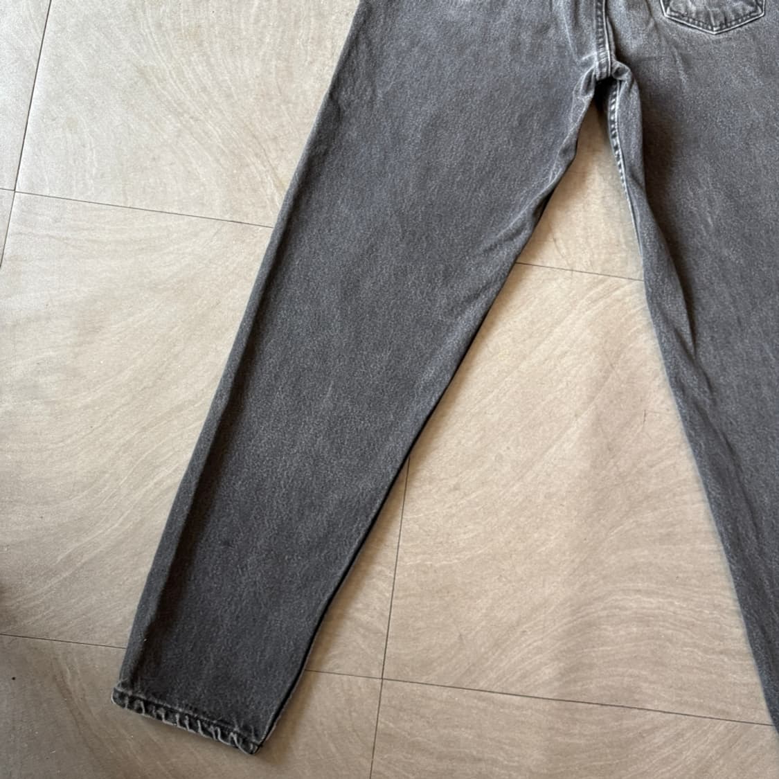 94년 미국 생산 리바이스 550데님 오렌지탭 블랙 팬츠 상품이미지8