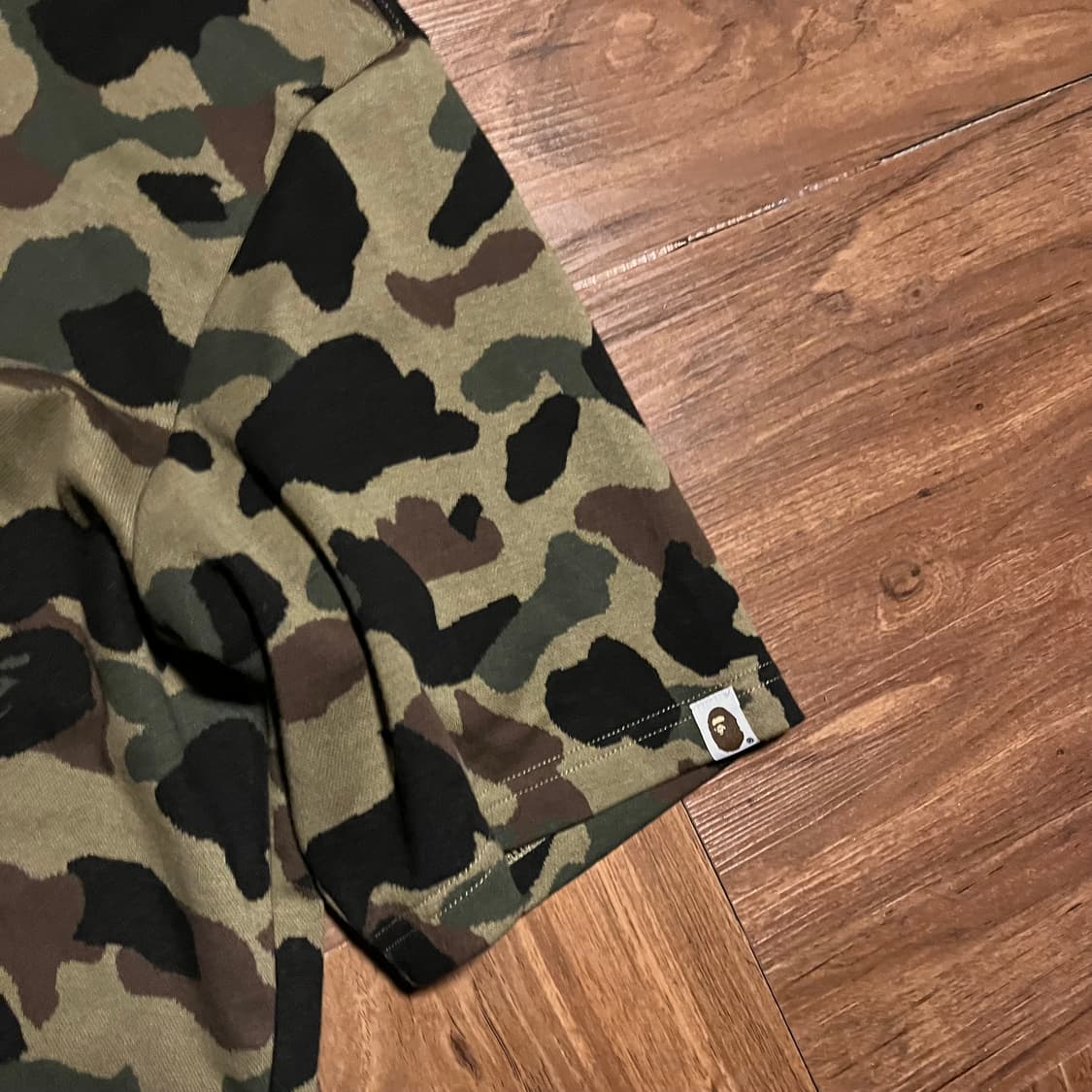 25ss 베이프 카모 자카드 로고 폴로 카라티 L 상품이미지4