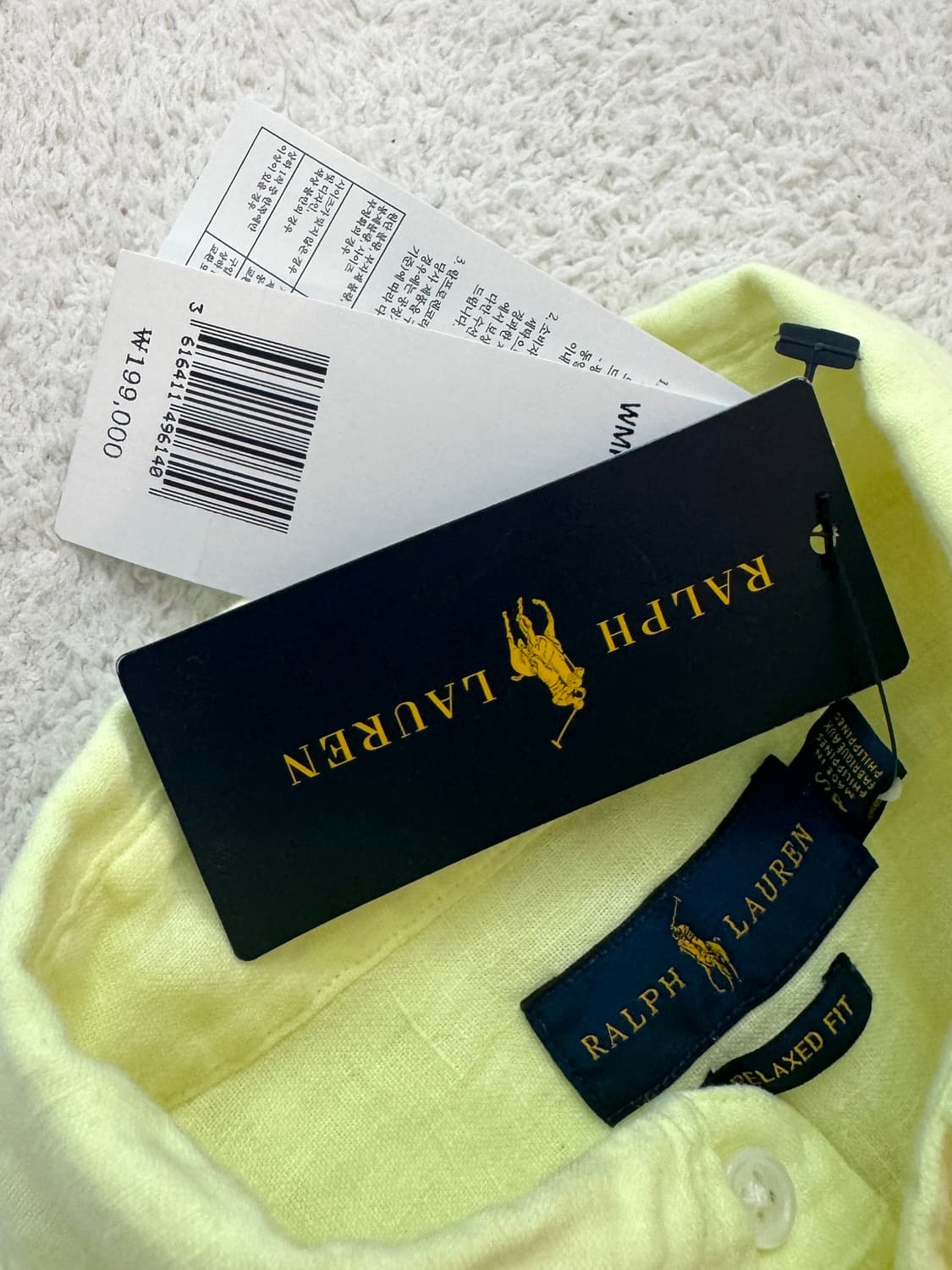 폴로 레몬 린넨 셔츠 상품이미지5