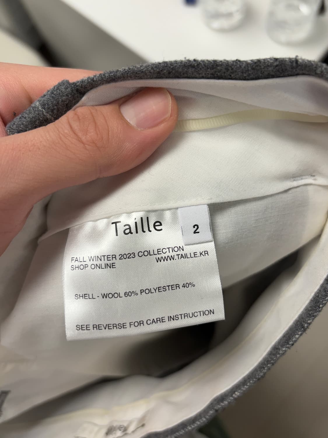 [2]  타일레 카나비 울 스트라이프 트라우저 상품이미지7