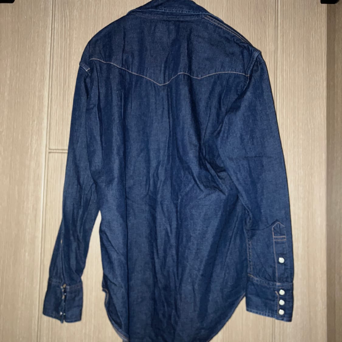 빈티지 에비수 데님 셔츠 상품이미지2