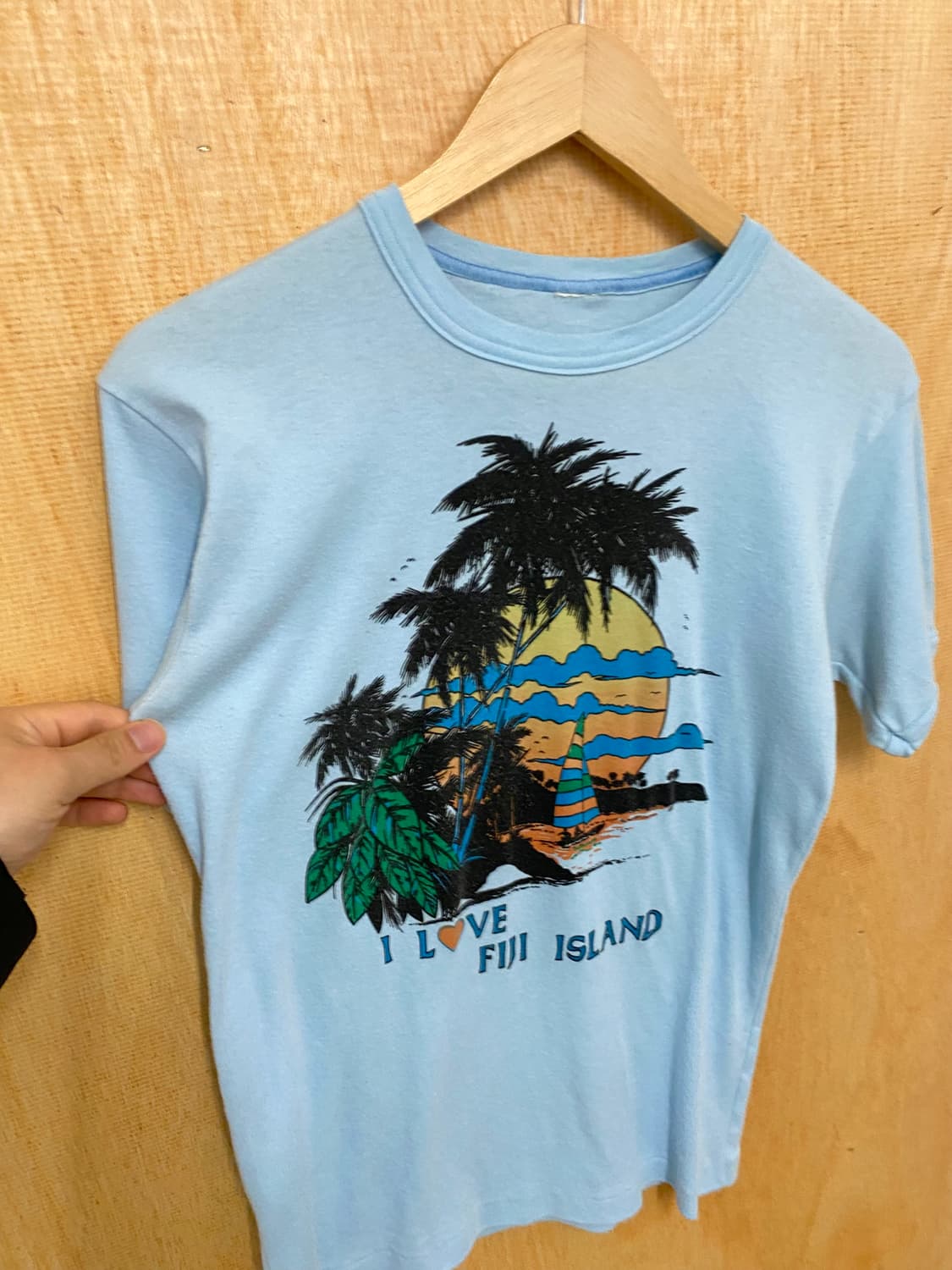 90s 'I ♡ FIJI ISLAND' t-shirt 아이러브 피지 상품이미지3