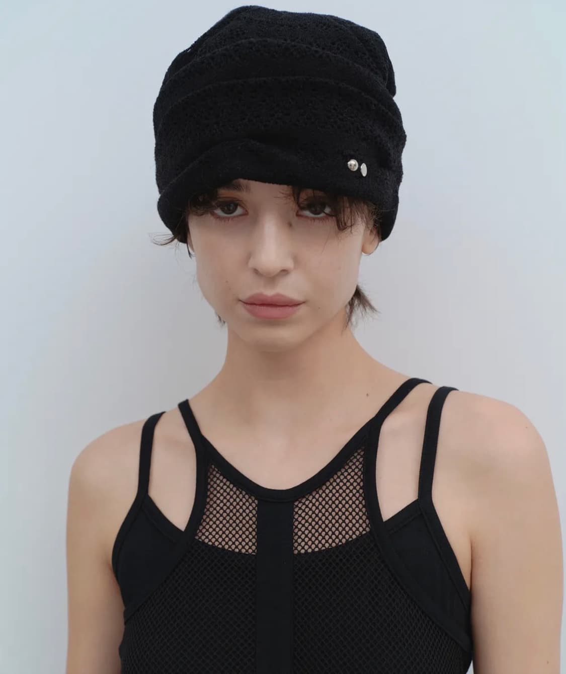 밀로우먼 포인텔 심볼 비니 [블랙] 상품이미지1