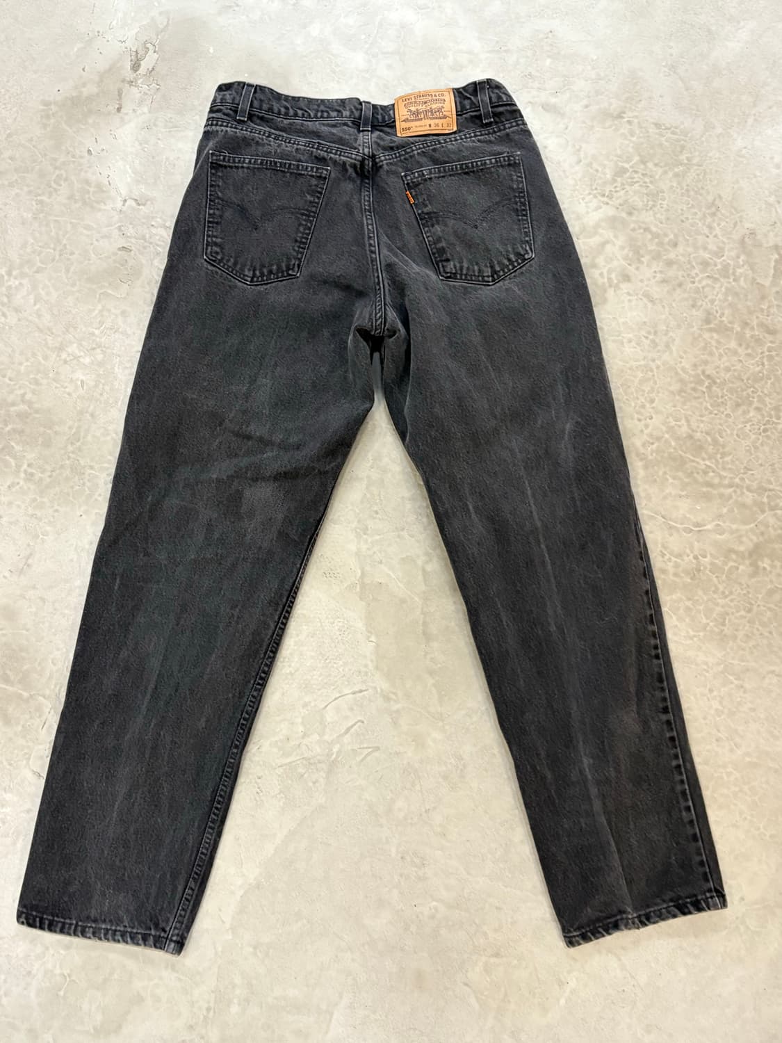 [34] 리바이스 550 오렌지탭 블랙 흑청 USA 상품이미지5