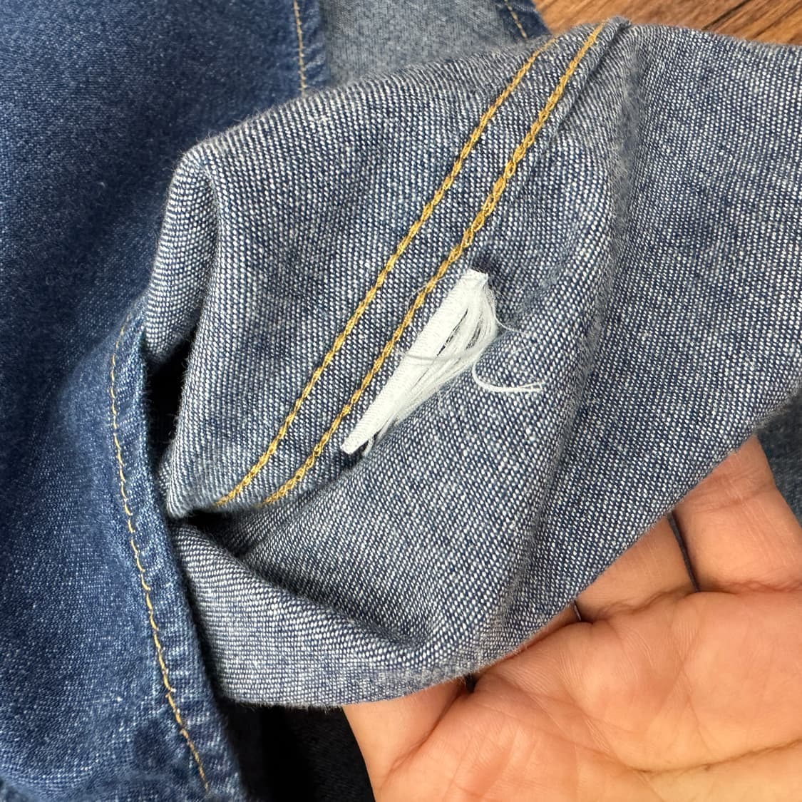 여성용 M(105) 리바이스 웨스턴 데님 남방 셔츠  상품이미지6