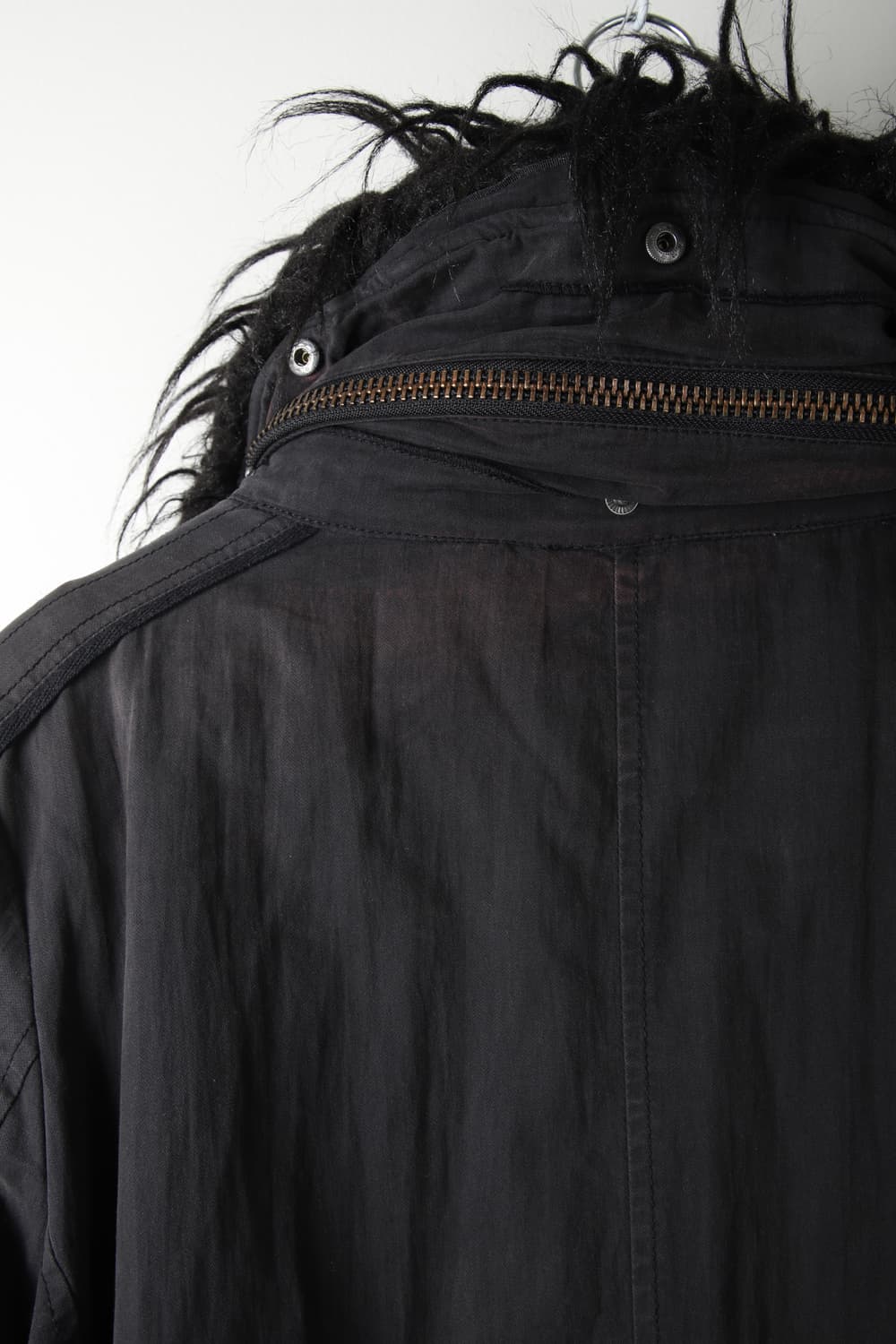 M / Zadig & Voltaire 쟈딕앤볼테르 퍼 야상 자켓 블랙 상품이미지6