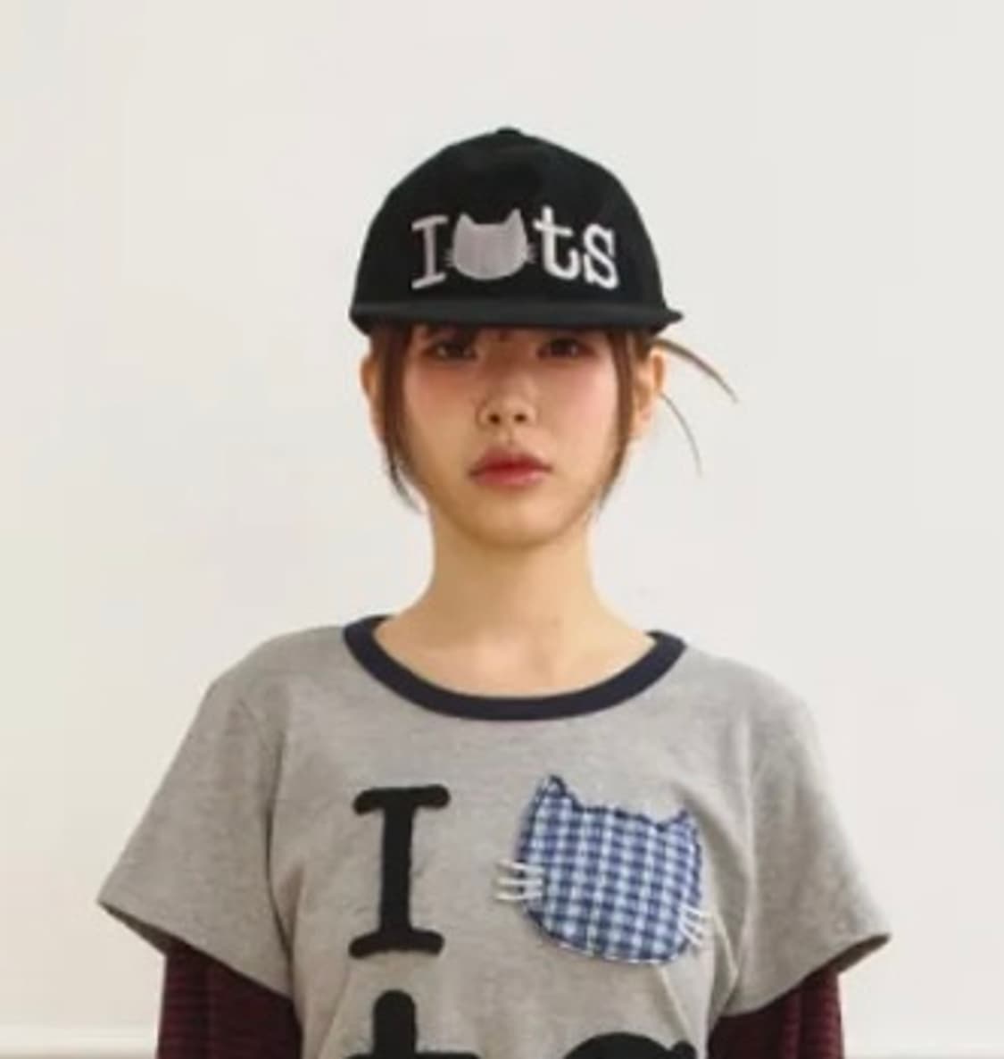 주영X탄산 고양이 볼캡 (블랙) 상품이미지3