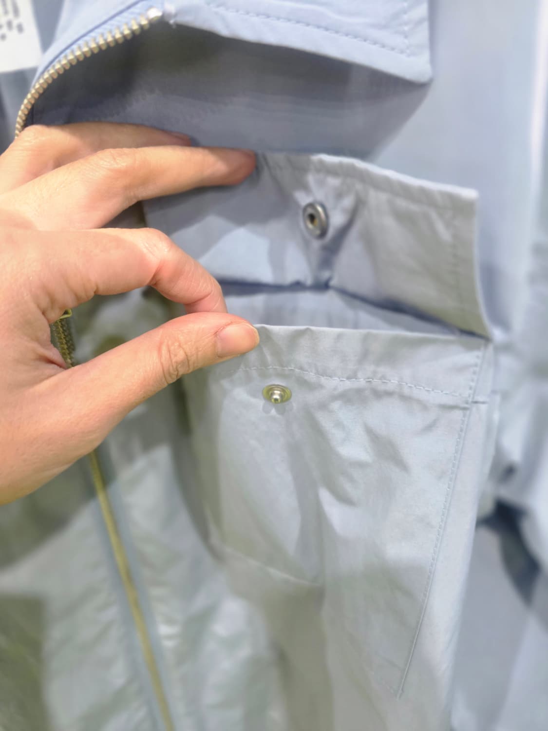 플라스틱프로덕트 블루종 셔츠 하늘색 상품이미지4