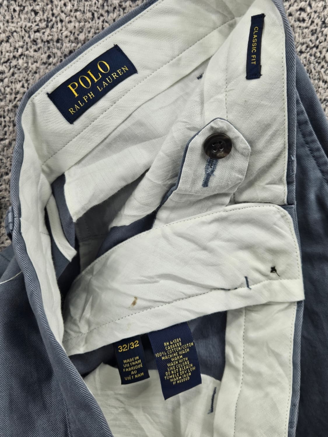 폴로랄프로렌 코튼 클래식 핏 치노 팬츠 (32X32) / 11483 상품이미지7