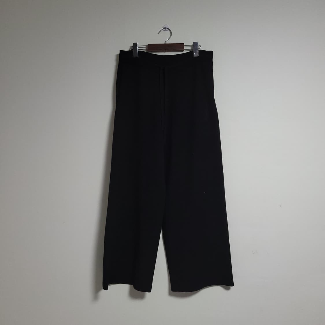 (34) COS 코스 여성 블랙 와이드 밴딩 팬츠 슬랙스 상품이미지1