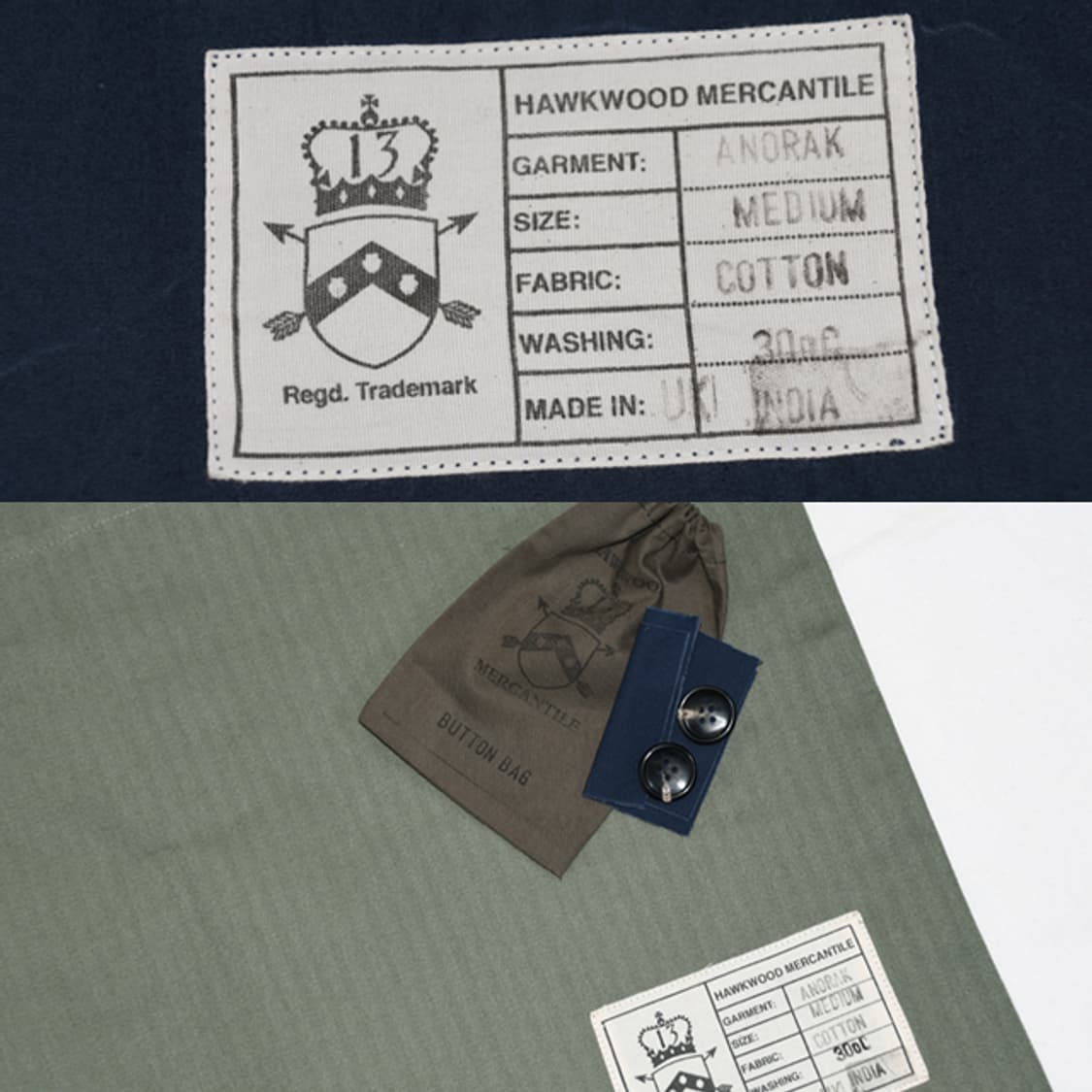 HAWKWOOD MERCANTILE TRYFAN 아노락점퍼 상품이미지10