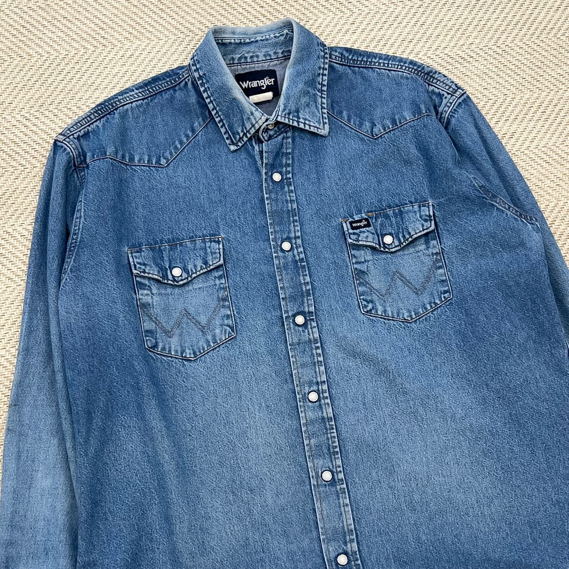 랭글러 데님 셔츠 r2608 상품이미지3