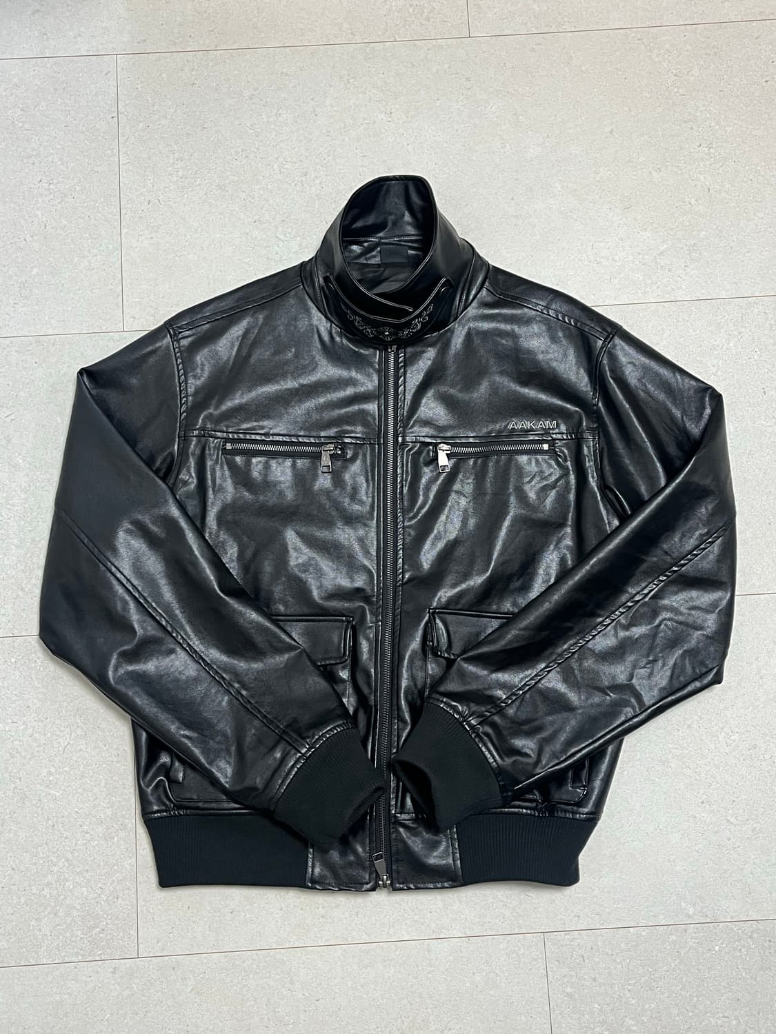 아캄 레더자켓 상품이미지2