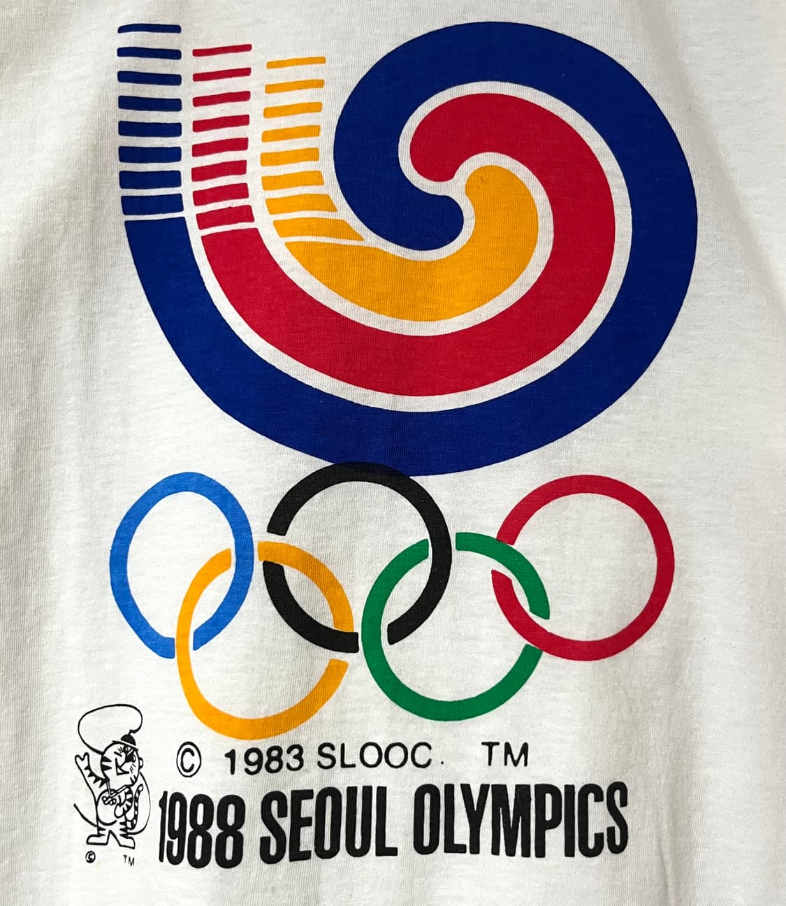 80s 서울올림픽 88 올림픽 빈티지 반팔 티셔츠 근현대사 상품이미지2