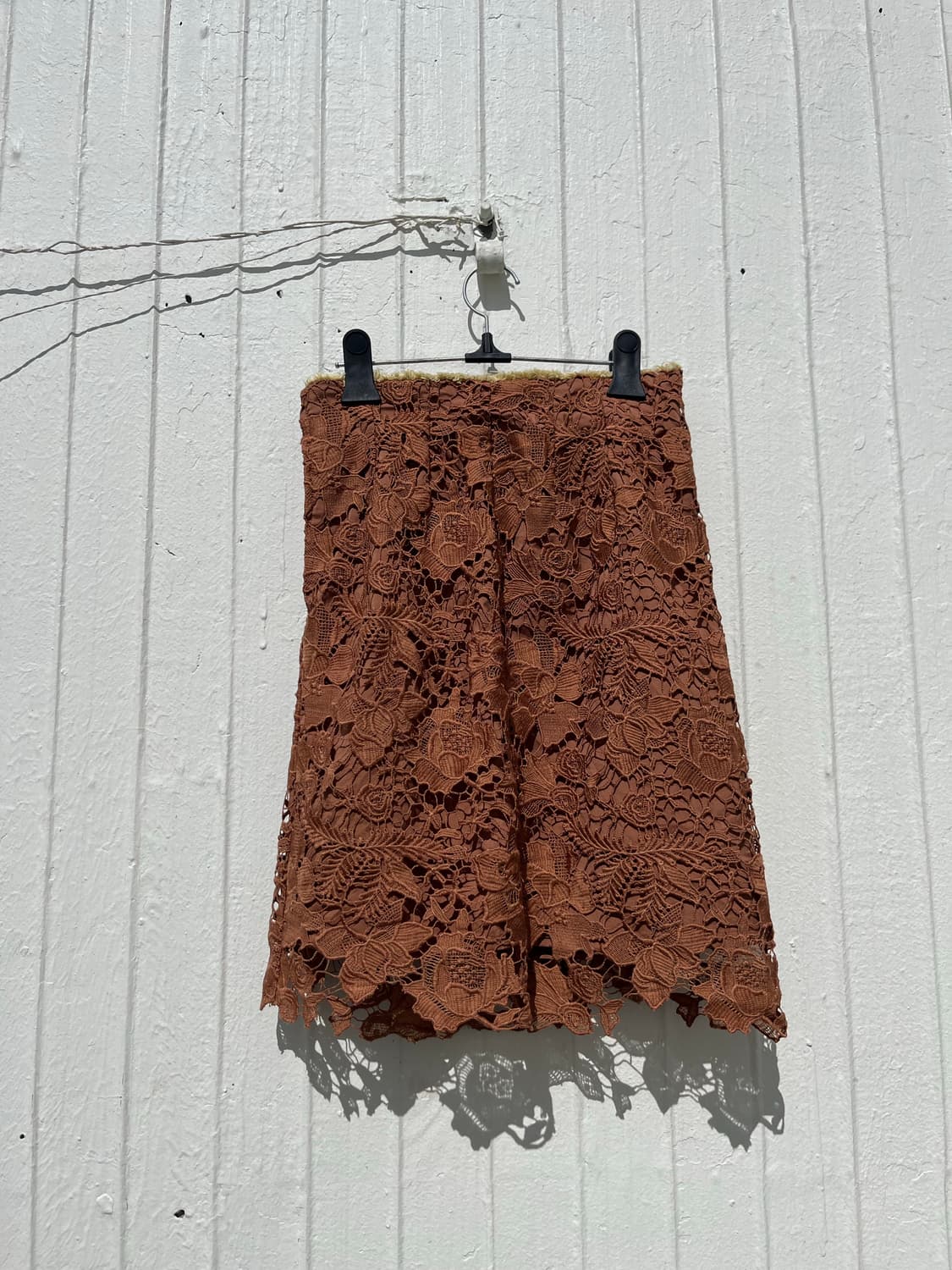 Brown Flower Skirt 브라운 플라워 스커트 상품이미지1