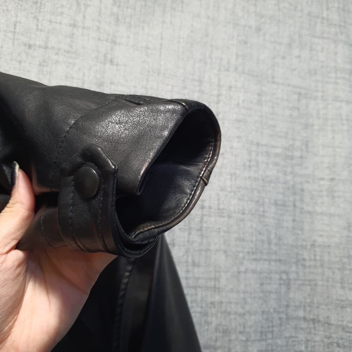 라퍼지스토어 남성 버핑 레더 가죽자켓  상품이미지4