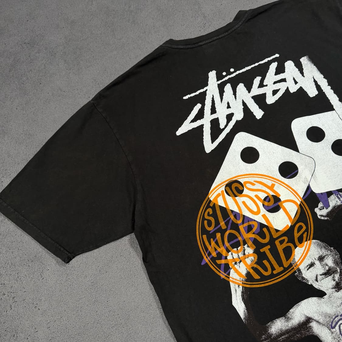 Stussy 스투시 스트라이크 피그먼트 다이드 반팔 상품이미지5