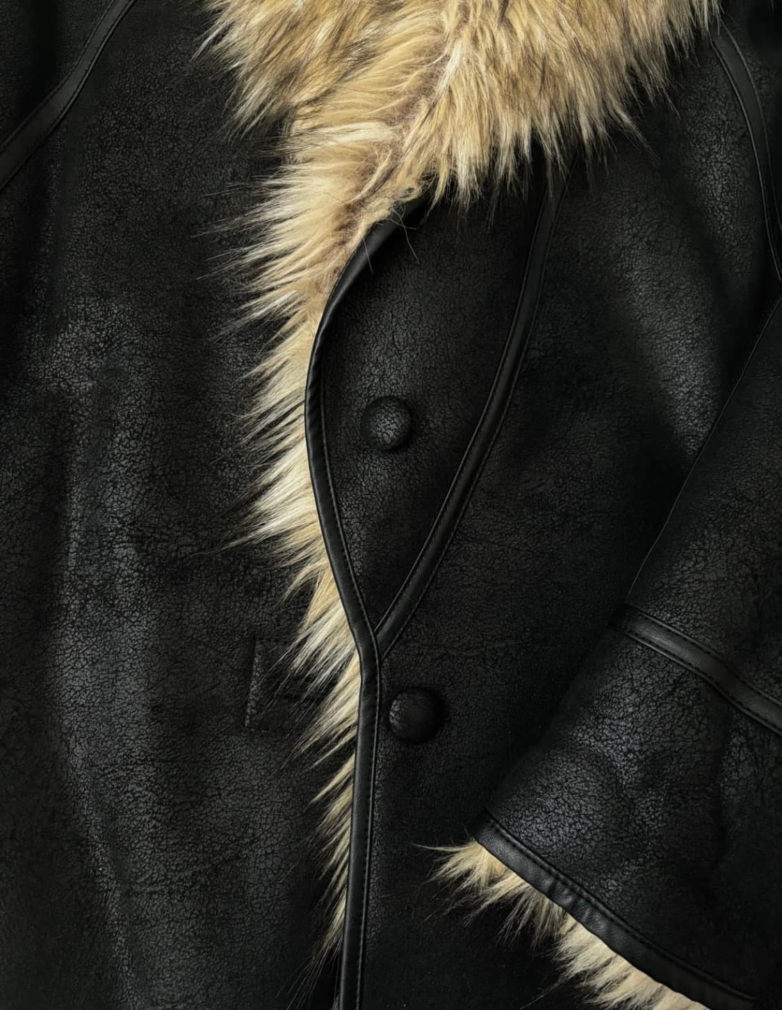 Open yy faux fur reversible jacket 상품이미지3