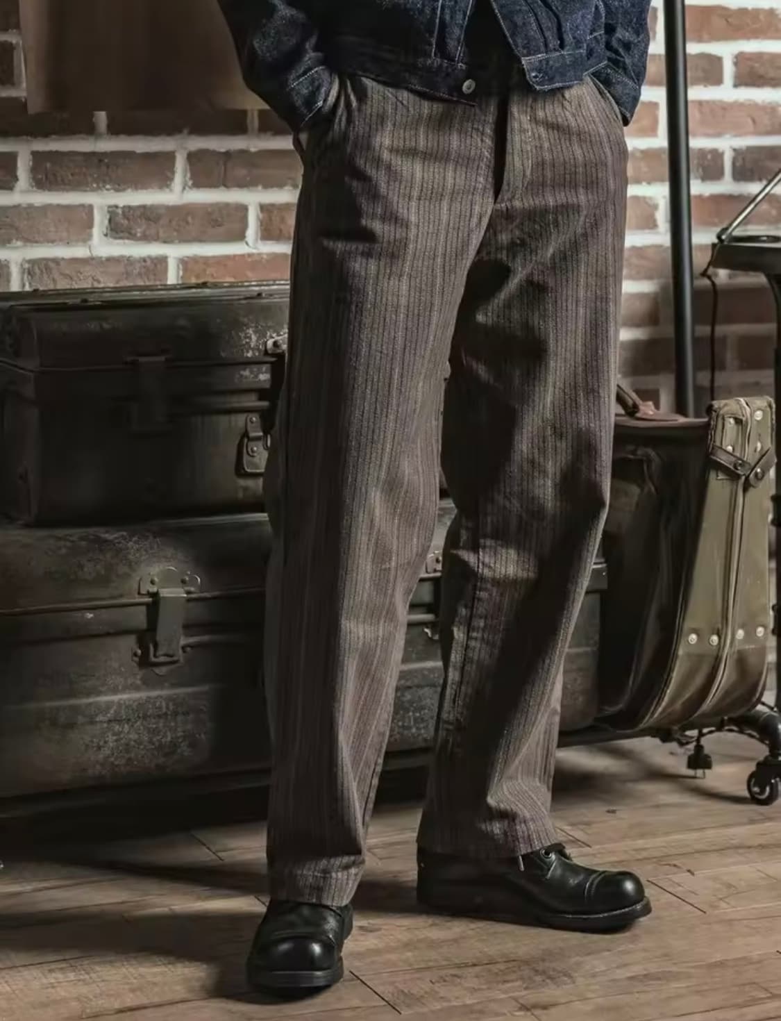 브론슨 LOT.920 스트라이프 워크팬츠 상품이미지5