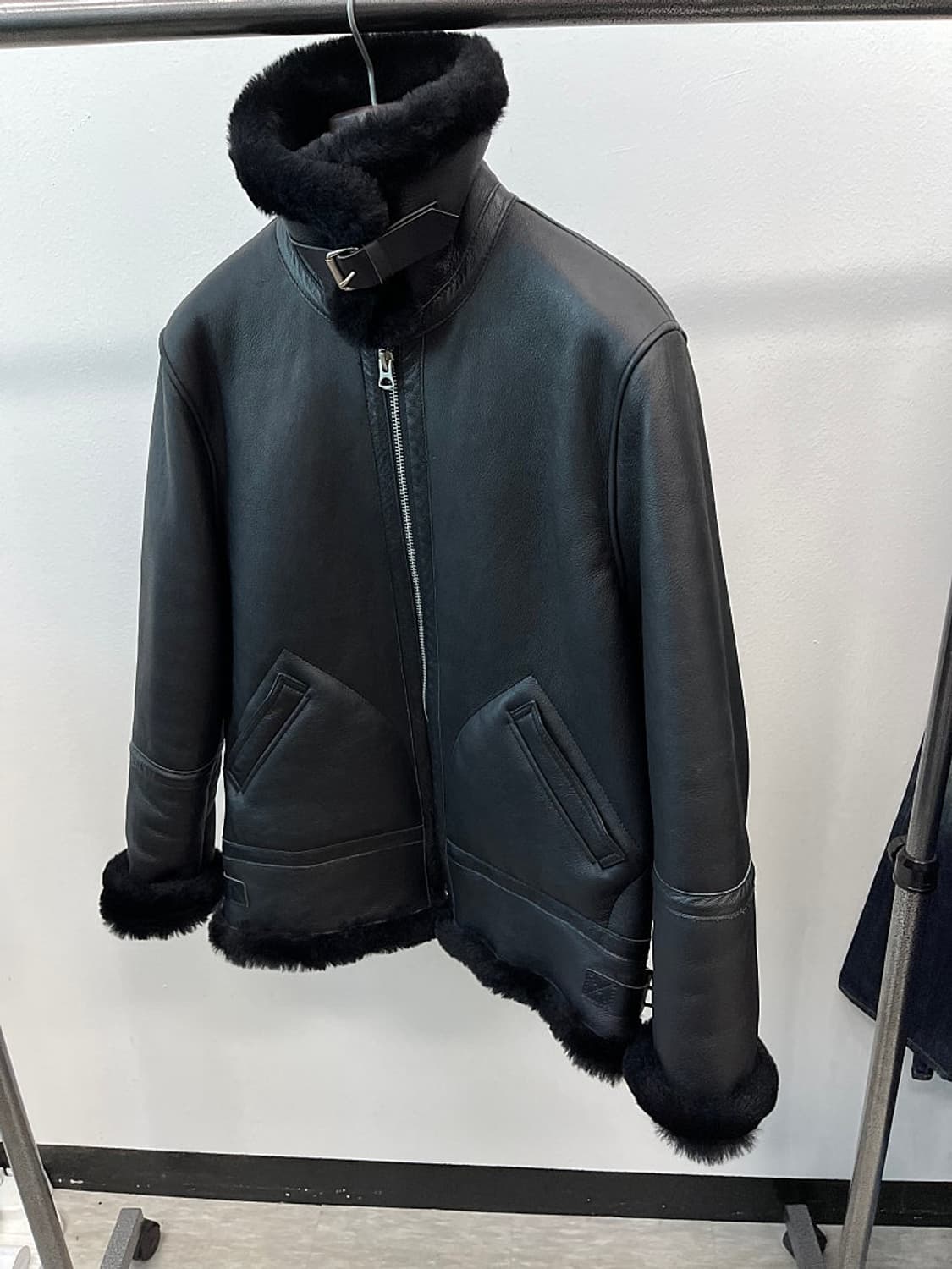 100) 엑스톤즈 B-3 양가죽 무스탕  상품이미지6