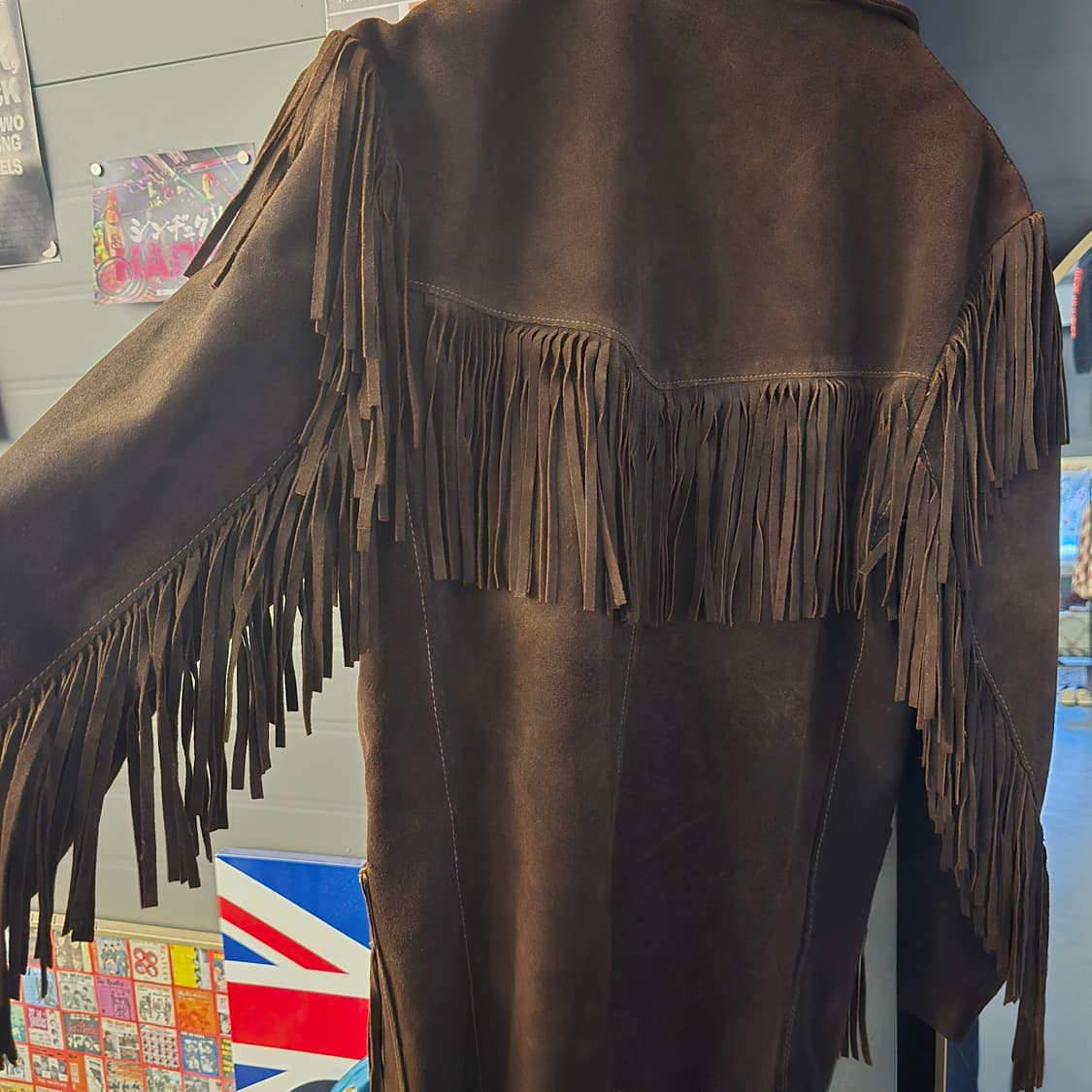 스웨이드 웨스턴 프린지 리얼 말가죽 카우보이 자켓  상품이미지4