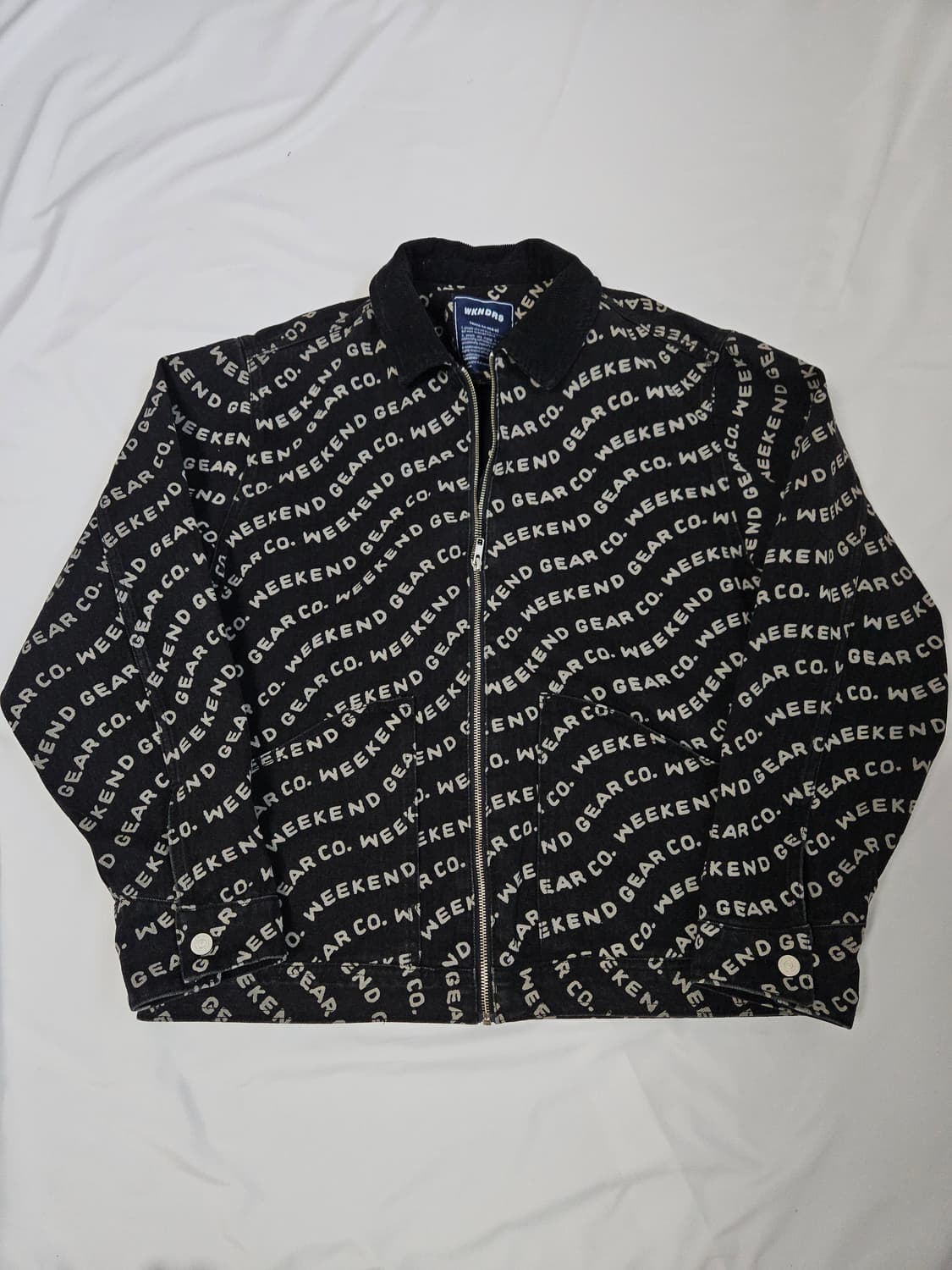 위켄더스 WAVY 데님자켓 워크 코튼 블루종 M 상품이미지1