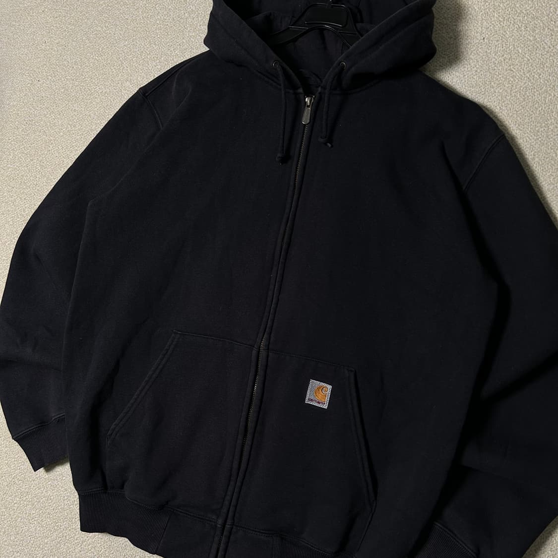 (M) 칼하트 블랙 k185 후드집업 자켓  상품이미지2