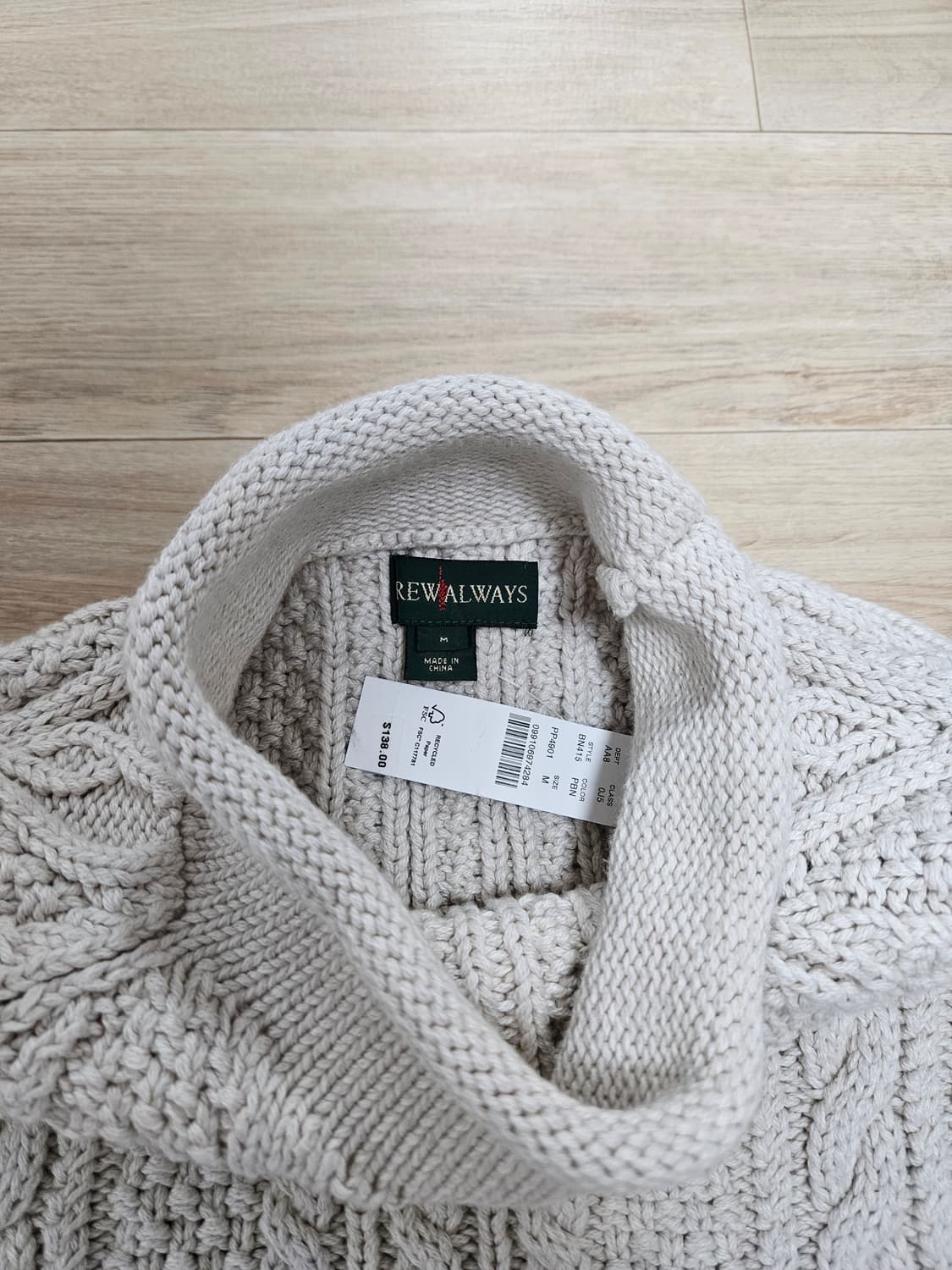 제이크루 롤넥 케이블 스웨터 니트  상품이미지6