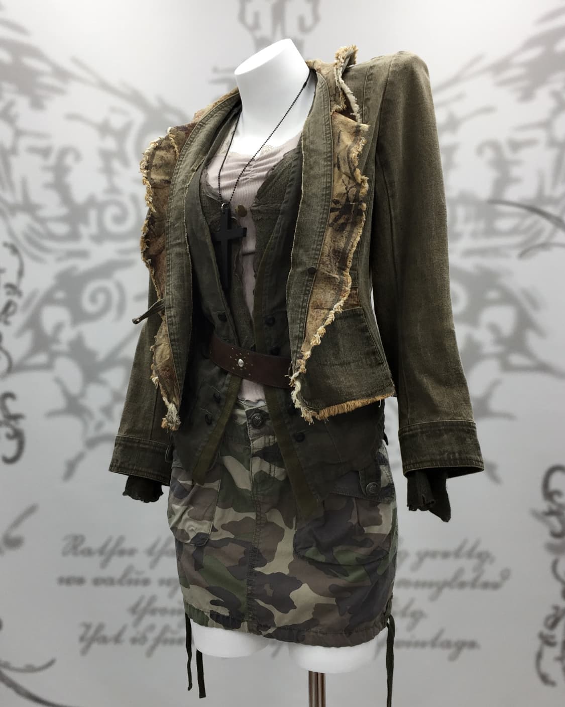 Grunge vintage washing denim jacket 상품이미지1