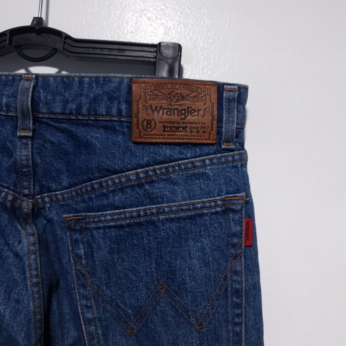 90s 랭글러 USA 어센틱 실루엣 중청 데님 팬츠 청바지 32-33인치 상품이미지9