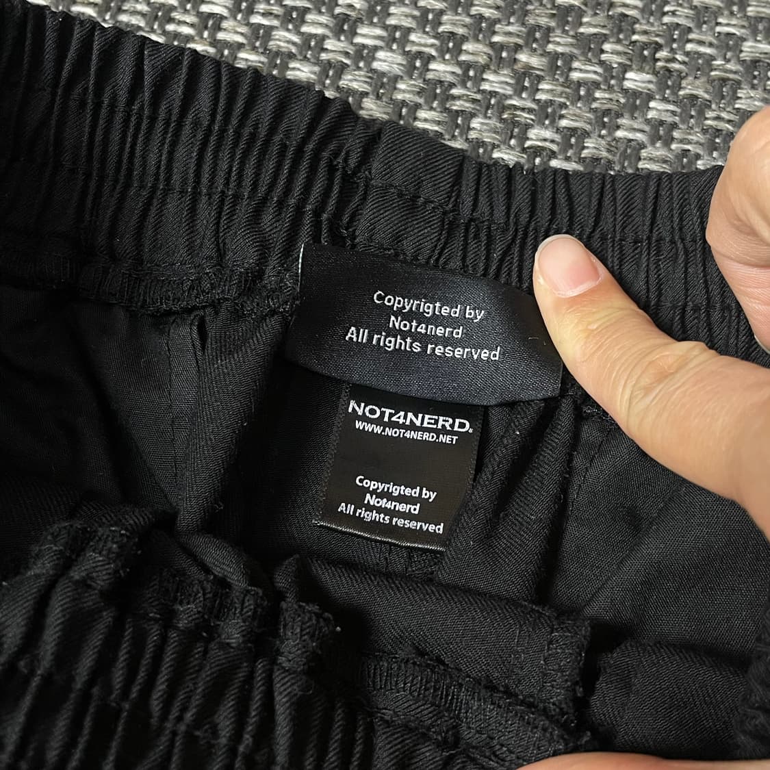 (밴딩) 낫포너드 블랙 카고 버뮤다 하프 팬츠 M 상품이미지4