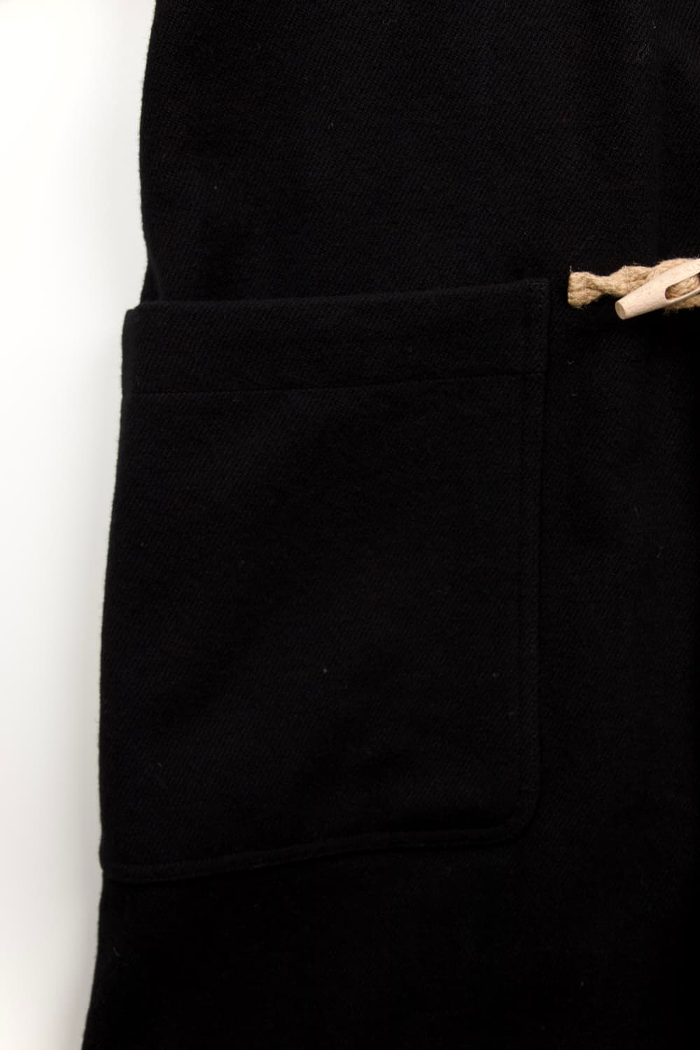 (새상품)MHL 헤비 코튼 울 더플코트 블랙 상품이미지3