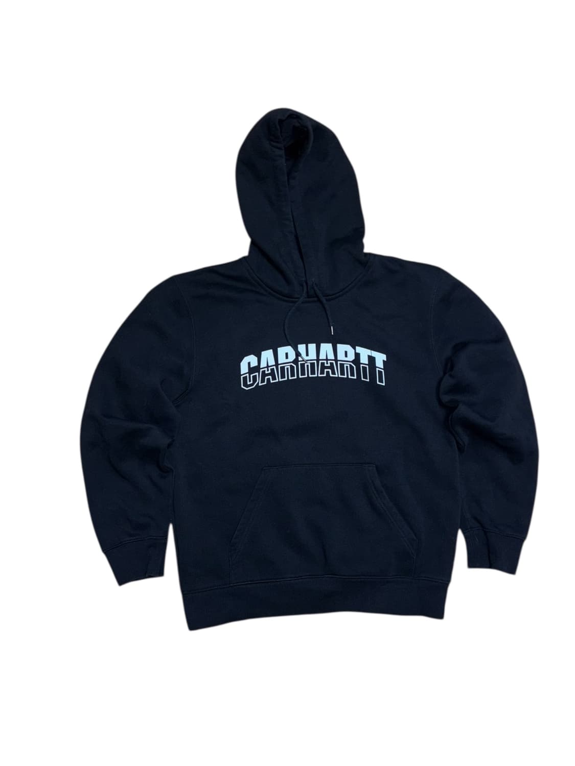 칼하트 wip 블랙 로고 후드티 상품이미지5