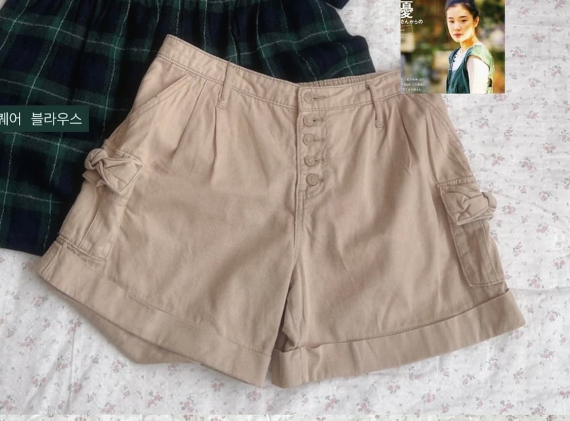 모리 리본 숏팬츠 상품이미지1