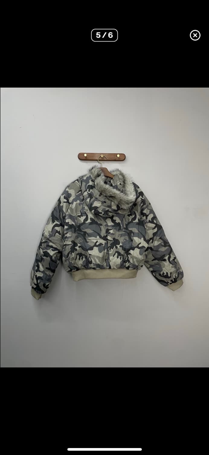 빈티지 카모 후드퍼 패딩 A3120 상품이미지5