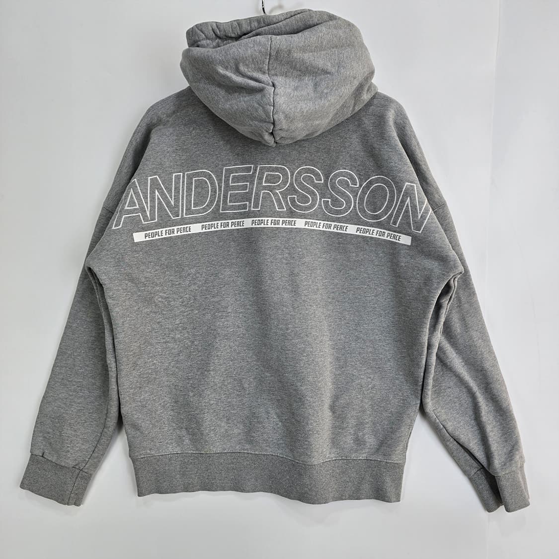 앤더슨벨 Andersson Bell 그래픽 후드 그레이 S 상품이미지5