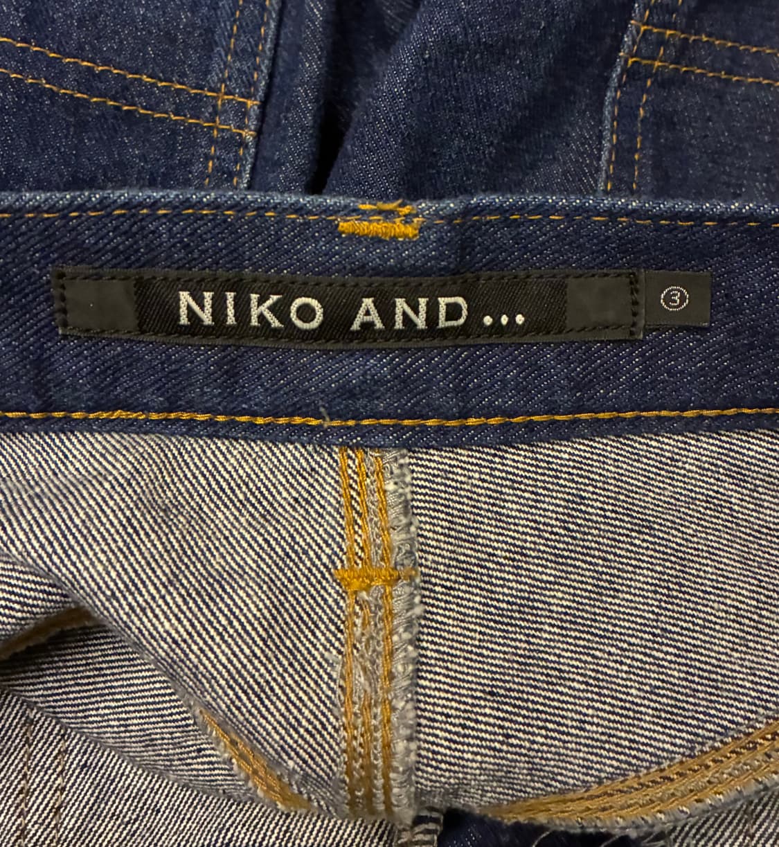 (3/32)niko and 니코앤드 와이드 실루엣 데님 카펜터 워크팬츠  상품이미지8