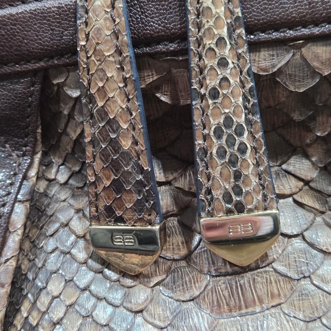 발렌시아가 파이톤 토트백 상품이미지3