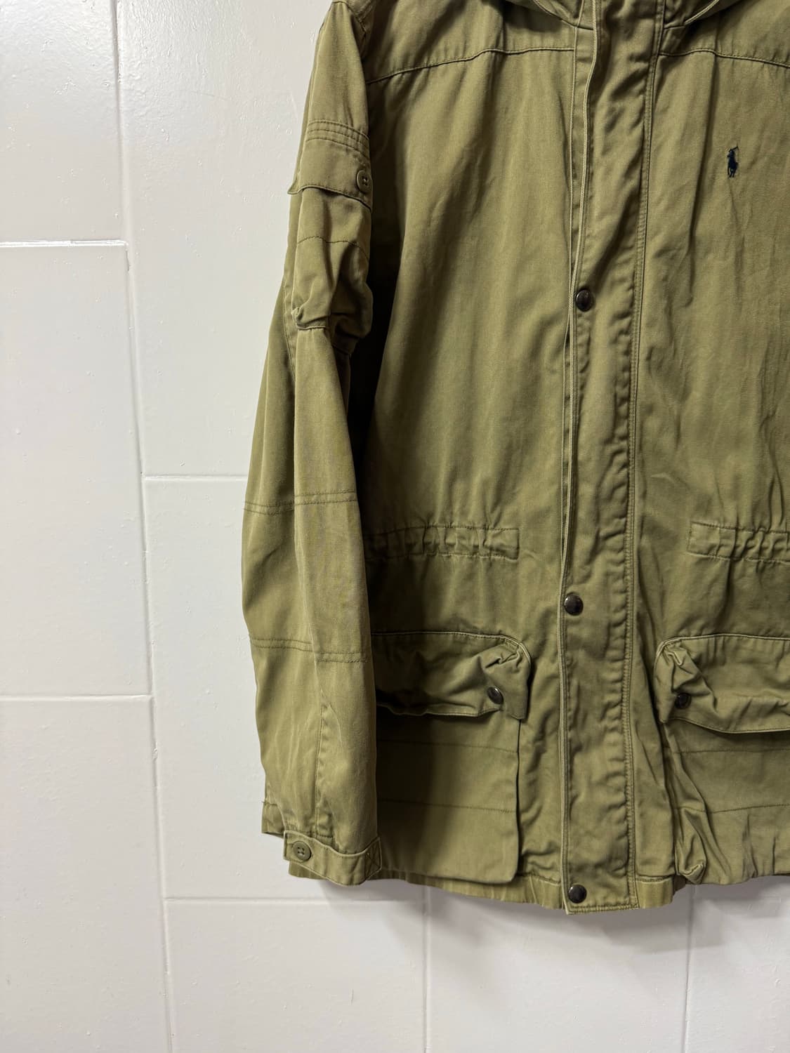 폴로랄프로렌 카키 후드 야상 자켓 상품이미지3