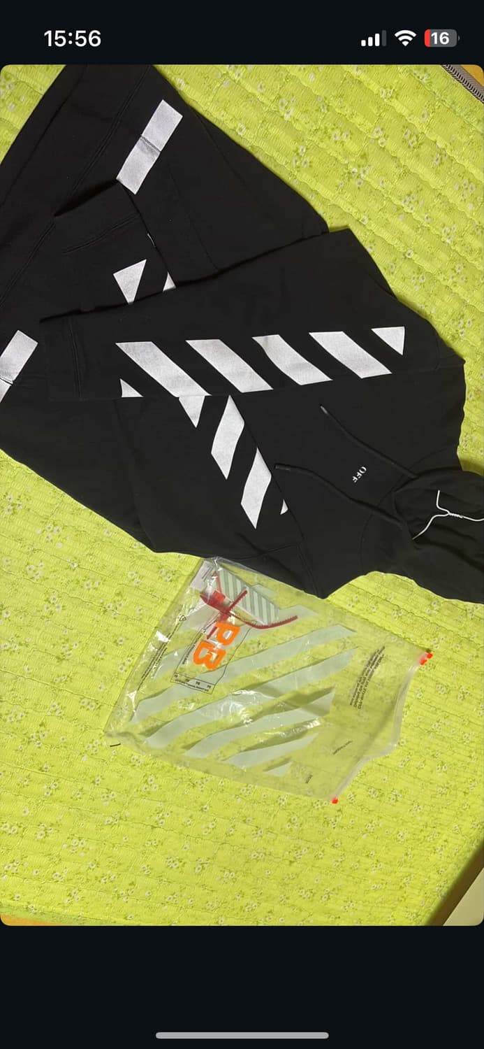 오프화이트 후드티 M 상품이미지4