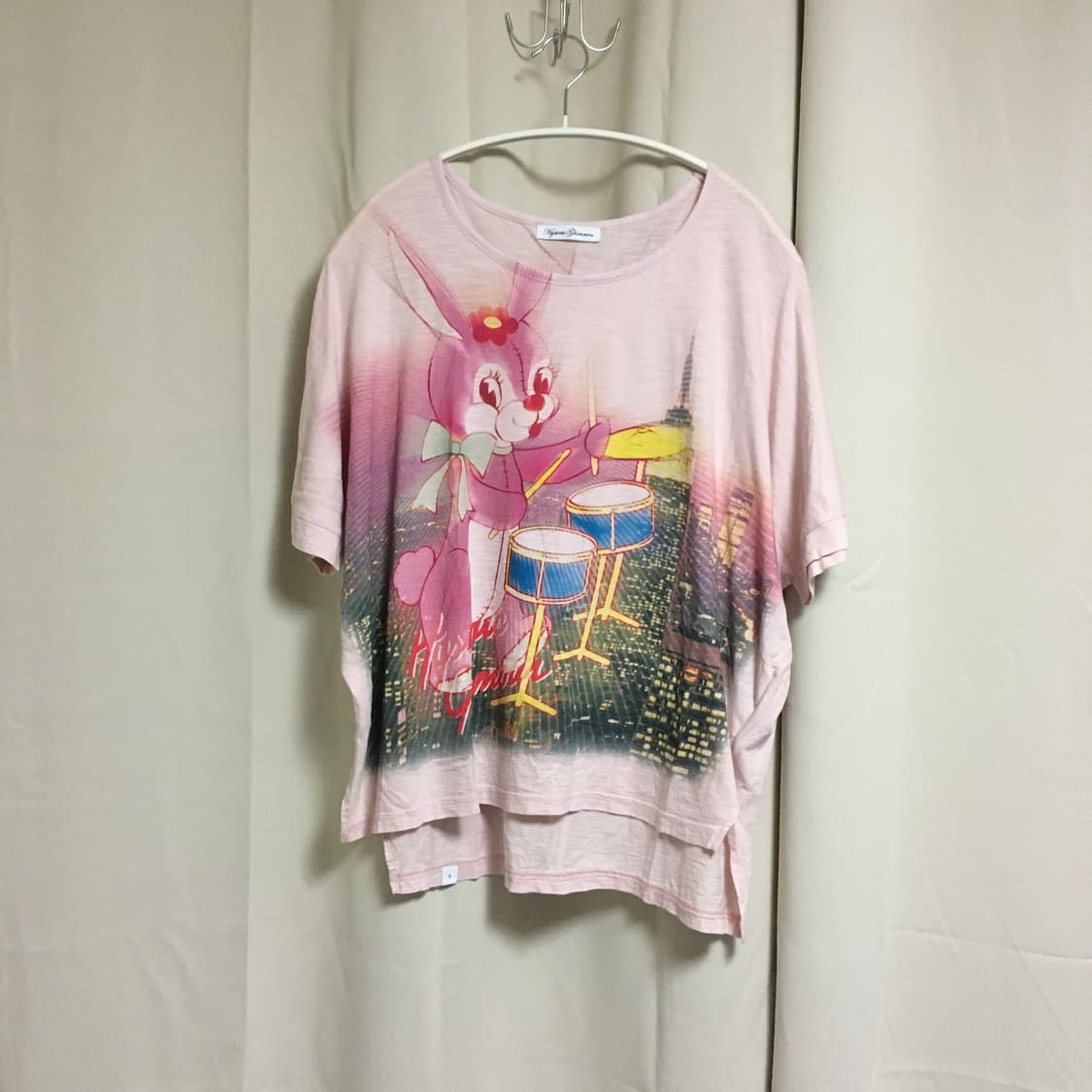 히스테릭글래머 rabbit 반팔 T 상품이미지2