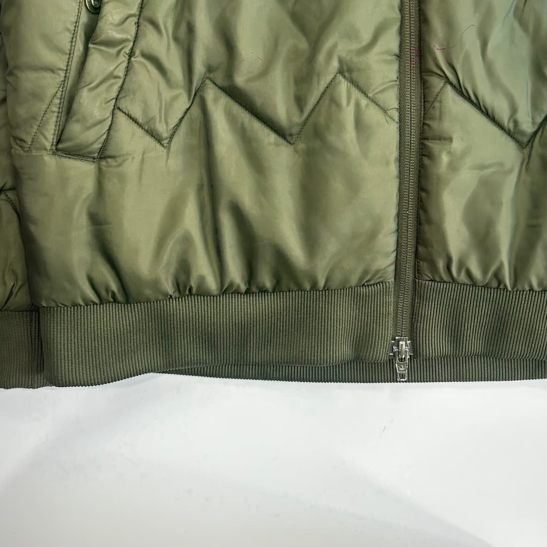 Adidas 아디다스 트랙탑 2-way 카키 누빔 자켓 상품이미지7