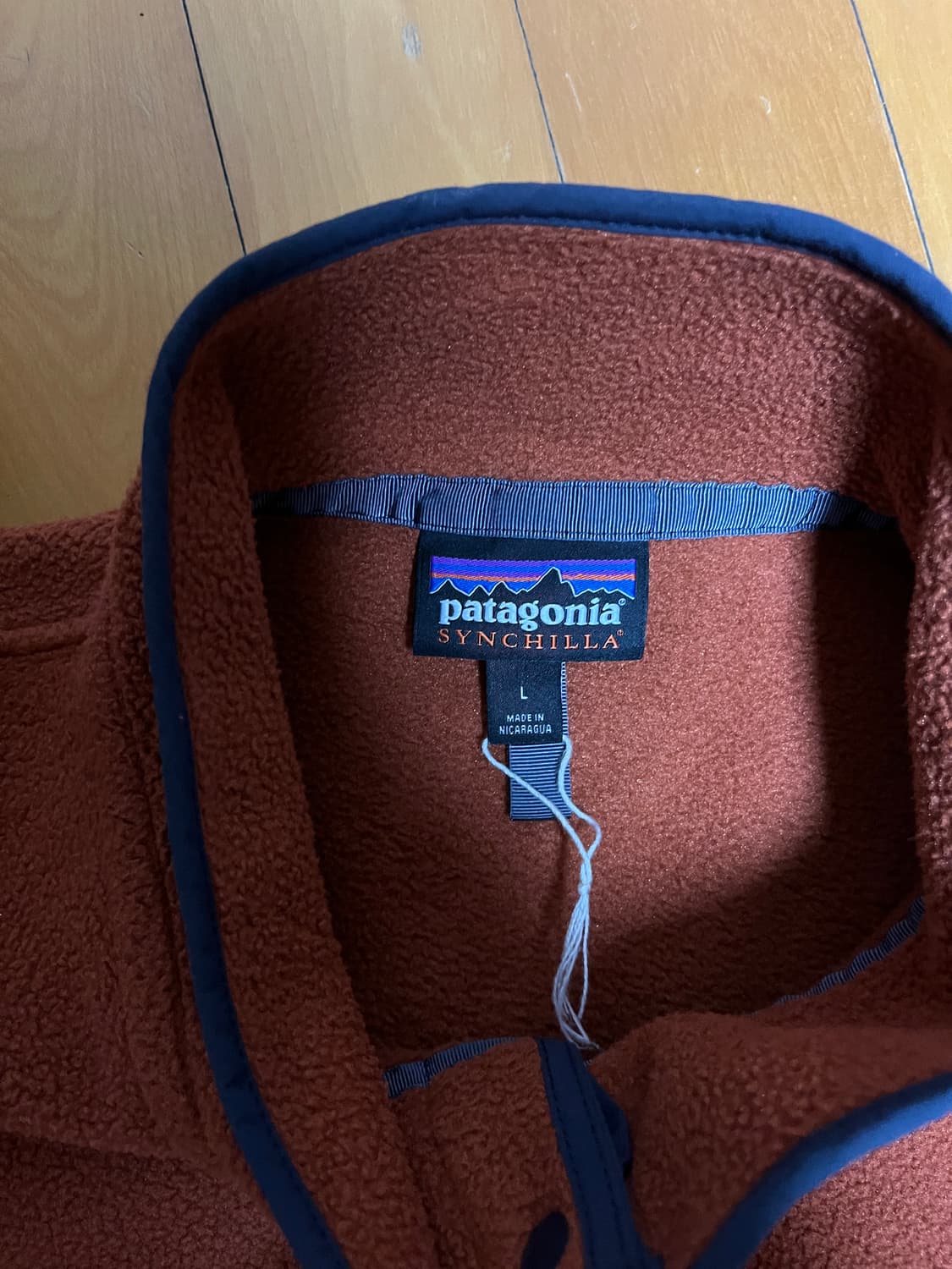 파타고니아 신칠라 스냅-T 플리스 풀오버 버니쉬드 레드 L 상품이미지2