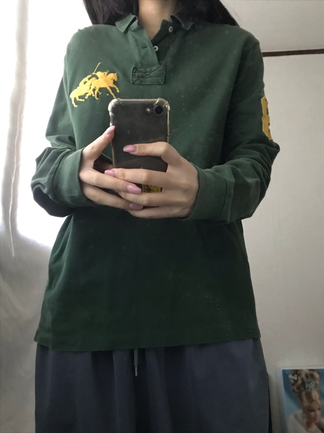 폴로 그린 빅포니 럭비티셔츠 상품이미지4