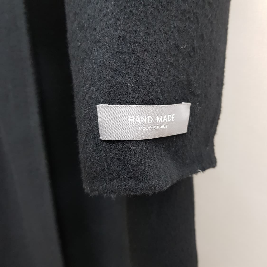 모조에스핀 MOJO.S.PHINE 핸드메이드 울 롱코트 55사이즈 상품이미지6