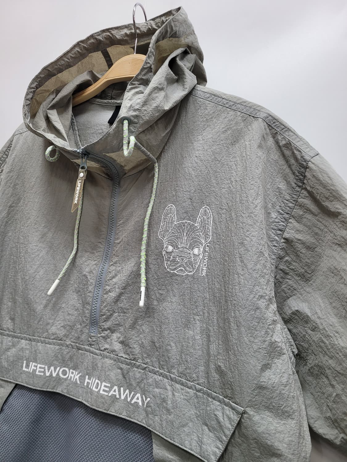 라이프워크 메쉬포켓 후드 아노락 / 남 M (117) 라이트 그레이
 상품이미지3