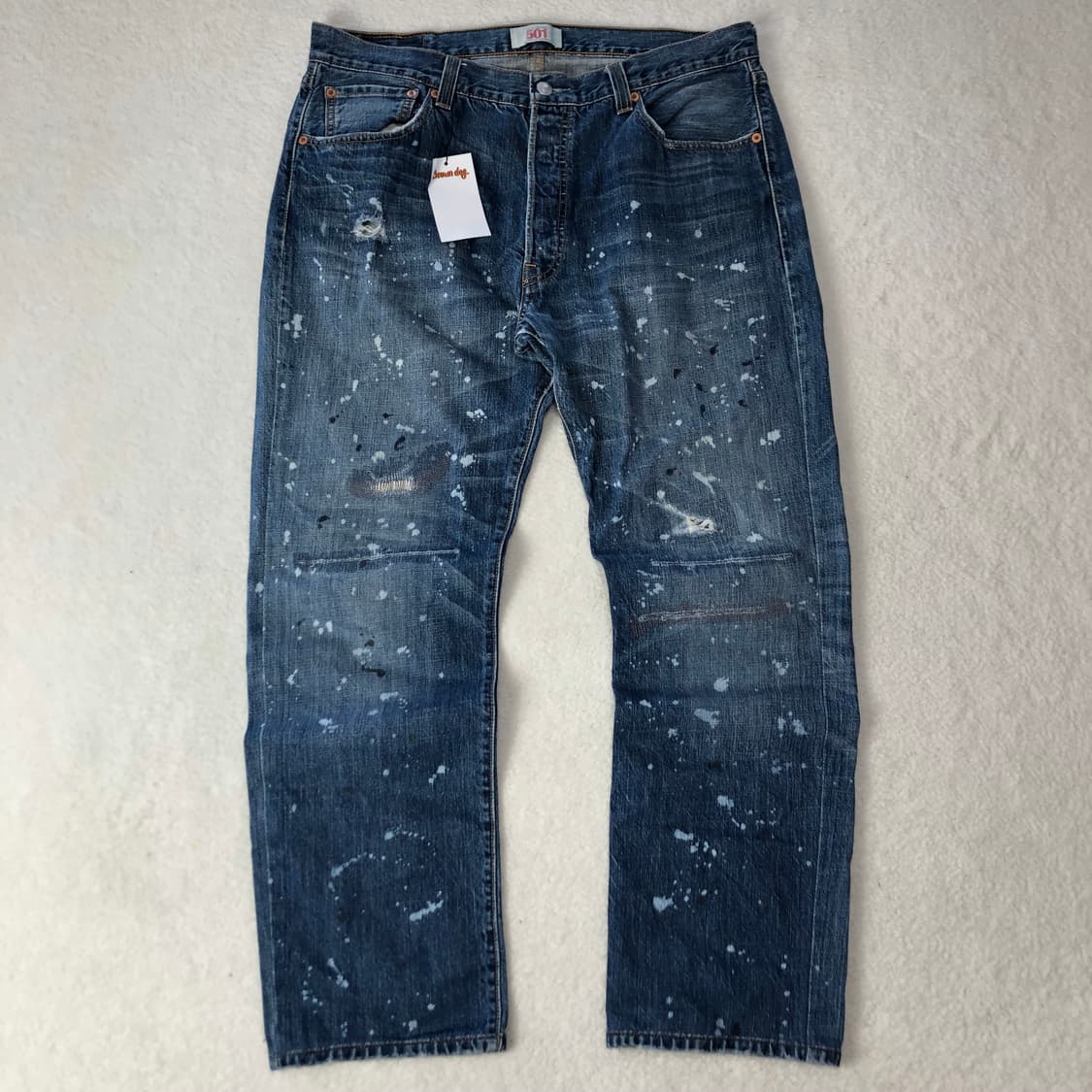리바이스 501 페인팅 데님팬츠  상품이미지1